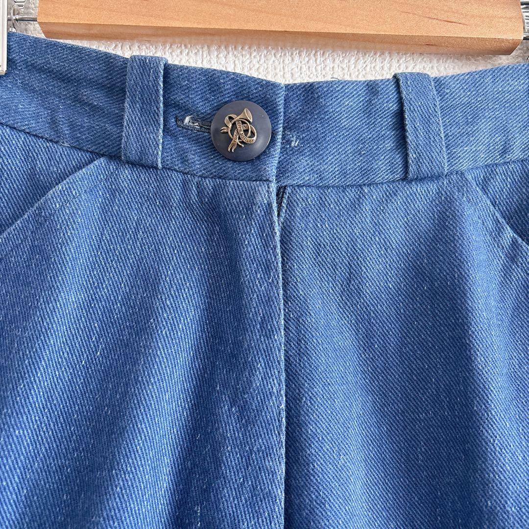 エルメス　デニムパンツ　テーパードパンツ　38 HERMES カジュアル