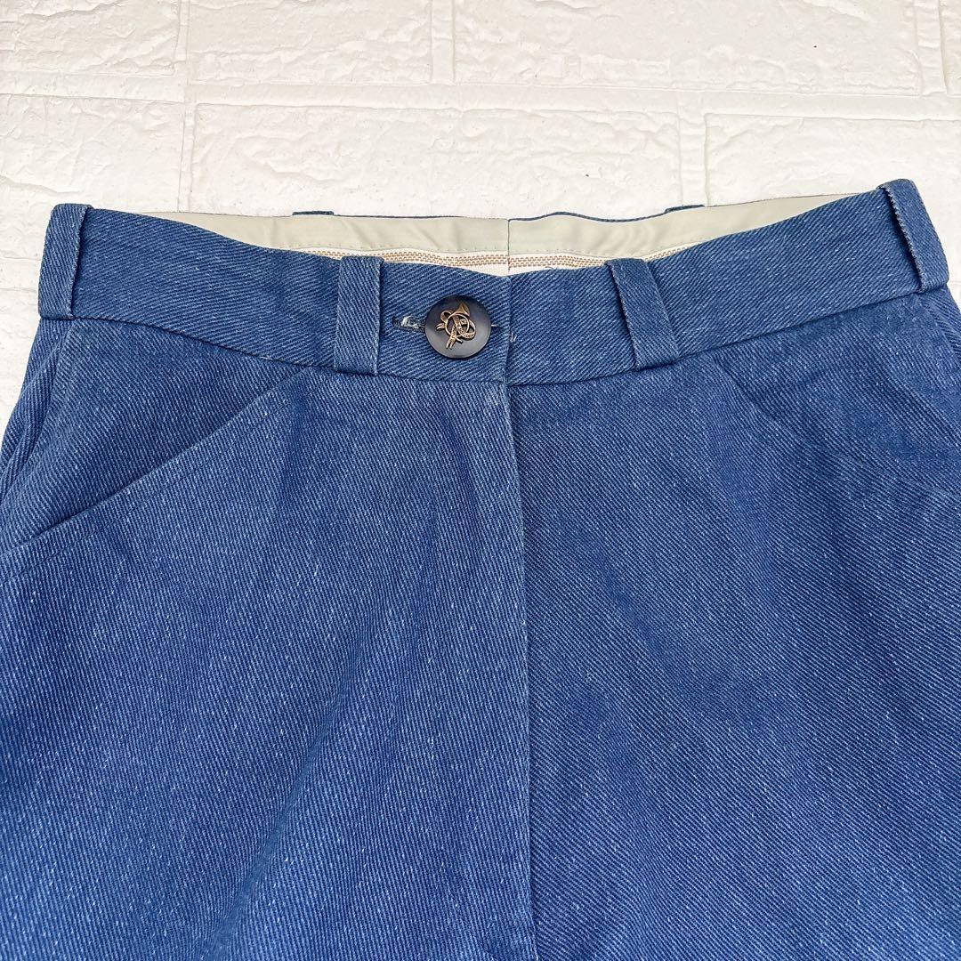 エルメス　デニムパンツ　テーパードパンツ　38 HERMES カジュアル