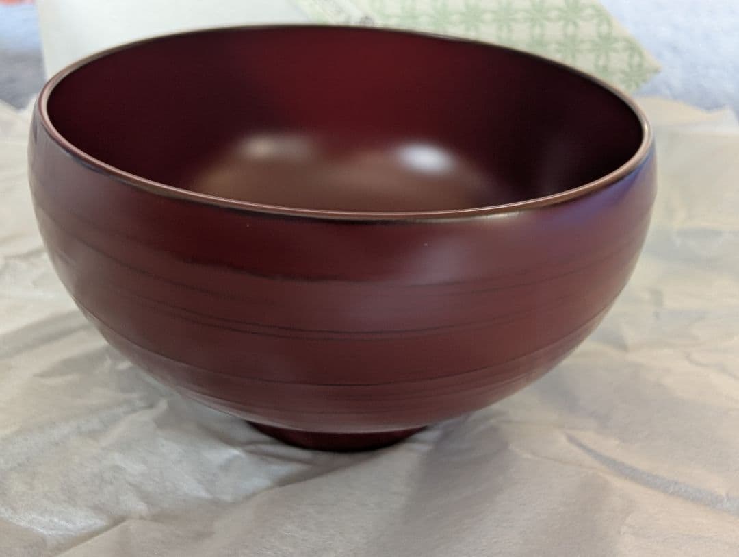 越前漆器　お好み椀 まり型 古代塗り 漆塗り 大椀 雑煮椀 越前塗り 越前漆器