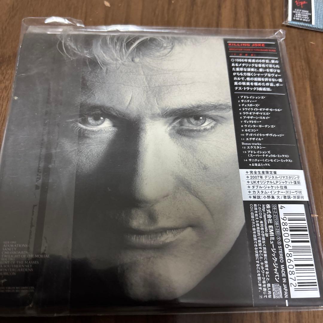 Killing Jokeキリングジョーク　紙ジャケCD4枚セット