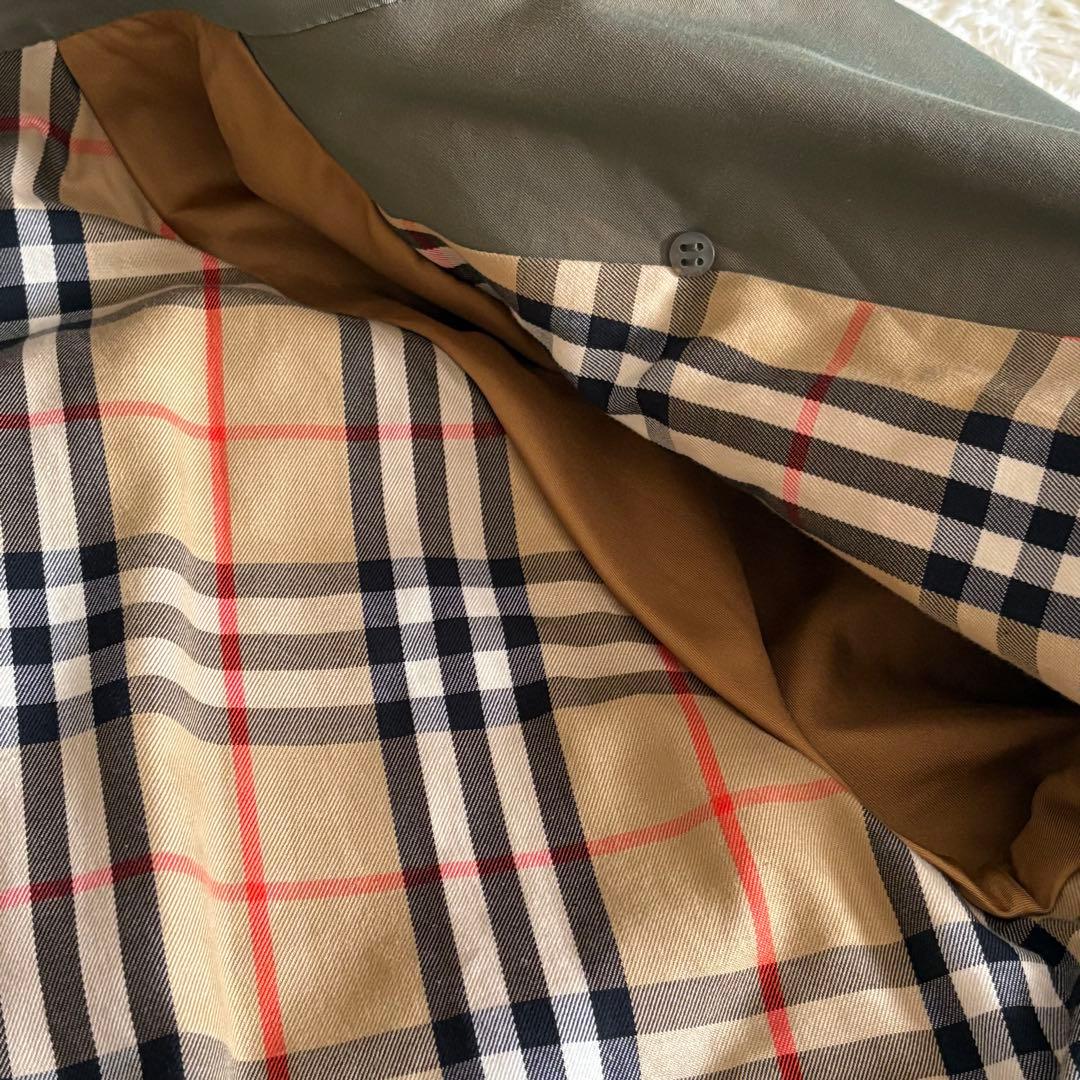 バーバリー 玉虫色 ノバチェック ダブル ベルト