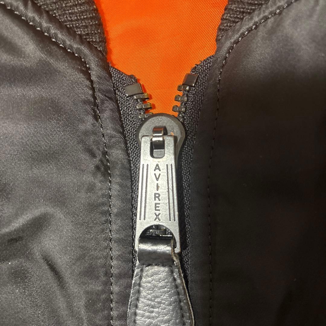 AVIREX ma1 フライトジャケット バックロゴ ミリタリー アメカジ