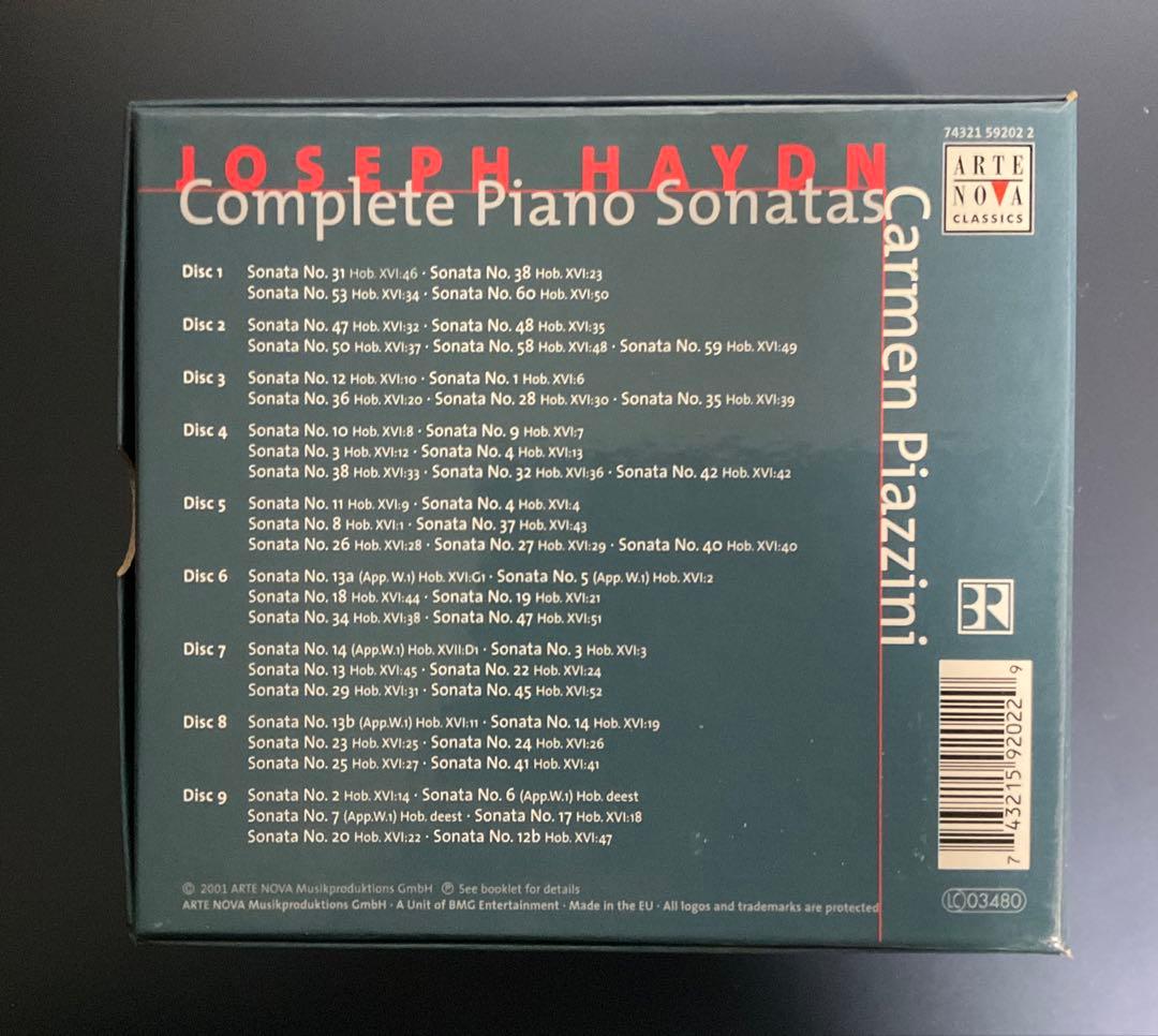 ハイドン　ピアノソナタ全集　カルメン・ピアッツィーニ