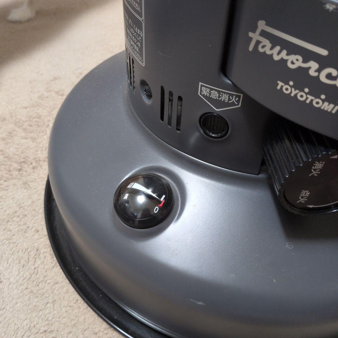 美品　トヨトミラウンドストーブRL-F2500 ダークグレー