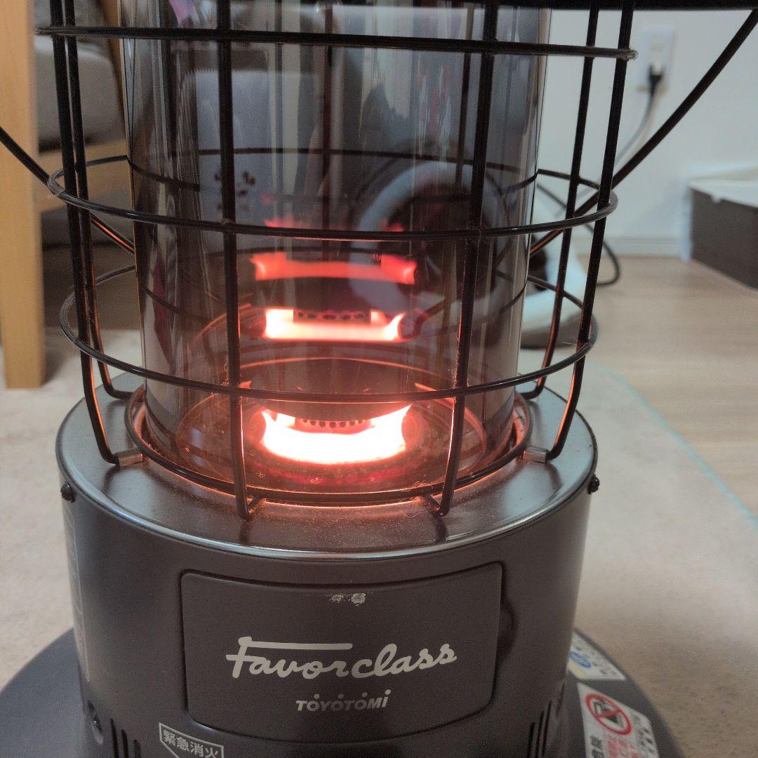 美品　トヨトミラウンドストーブRL-F2500 ダークグレー