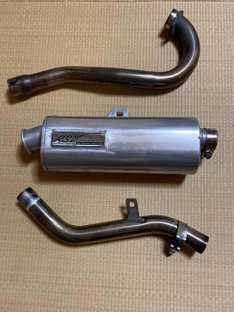 KLX250 rsvマフラー　LX250E 5枚目に装着イメージ載ってます！