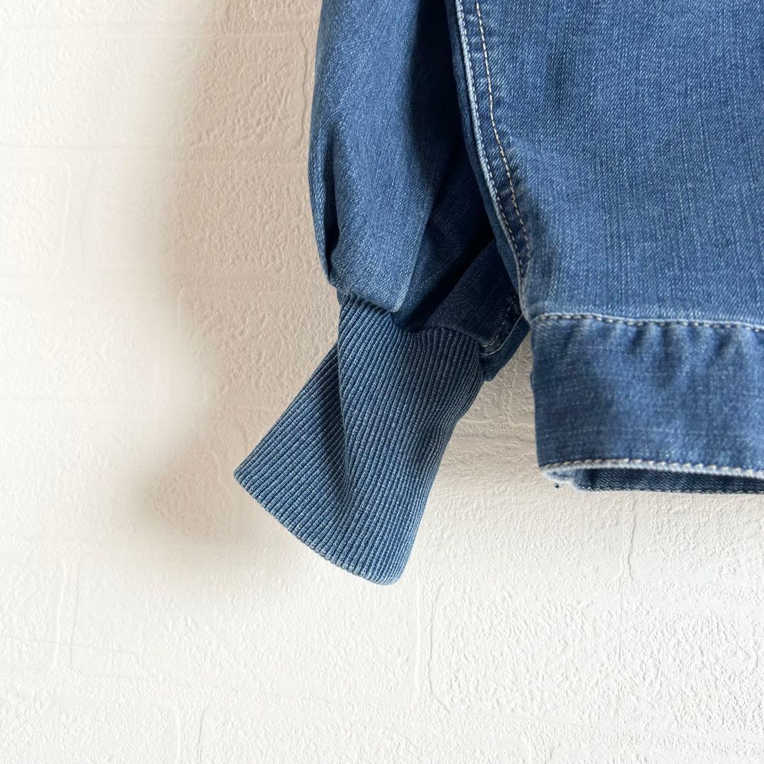 ビアズリー　袖パフGジャン　デニムジャケット