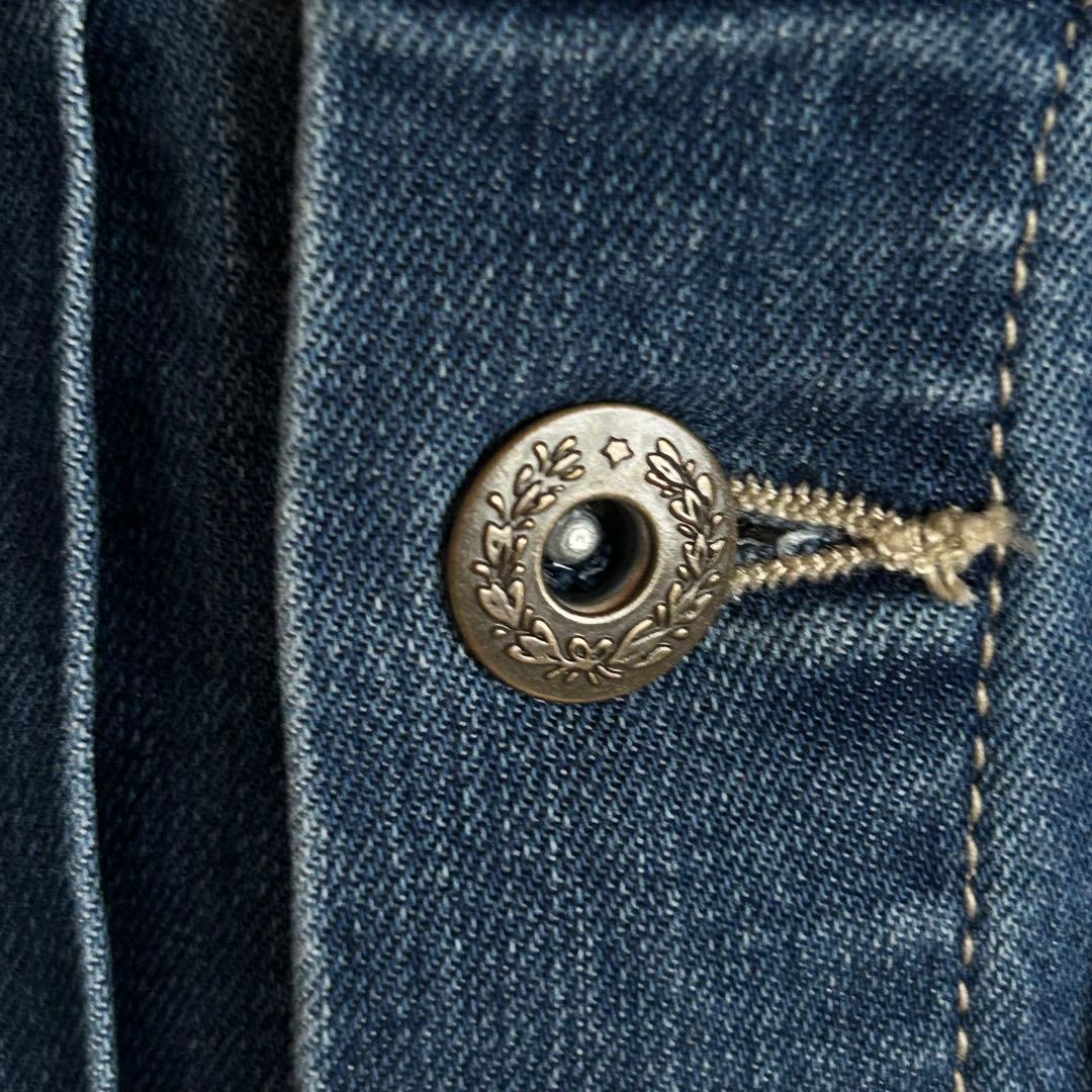 ビアズリー　袖パフGジャン　デニムジャケット