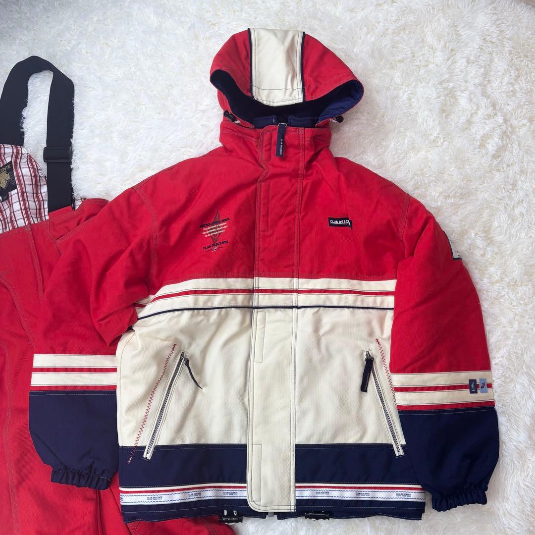 美品◆DESCENTE スノー スキーウェア 上下セット LM