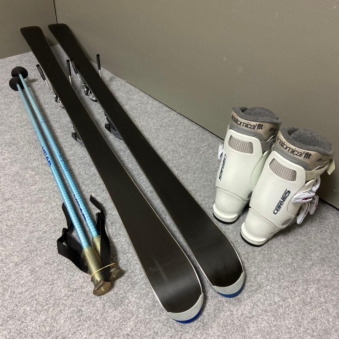 ★美品★メンテ済　大人スキーセット板HEAD147cm ブーツ24cm