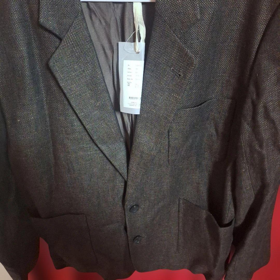 TODAYFUL Boyfriend Linen Jacket　チョコ　38