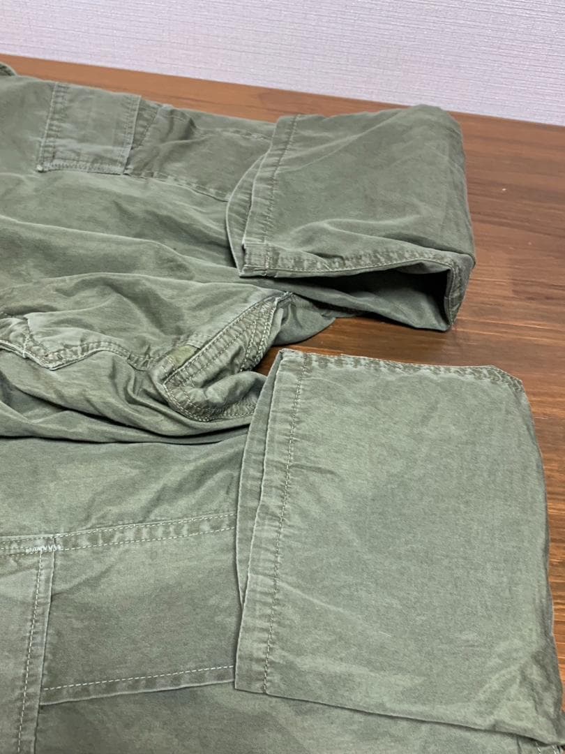 [リビルドバイニ－ドルズ] 再構築 サルエルカーゴパンツ S カーキ 日本製