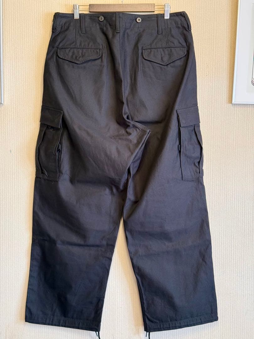 【ナイジェルケーボン】 ARMY CARGO PANT-BLACKサイズ36