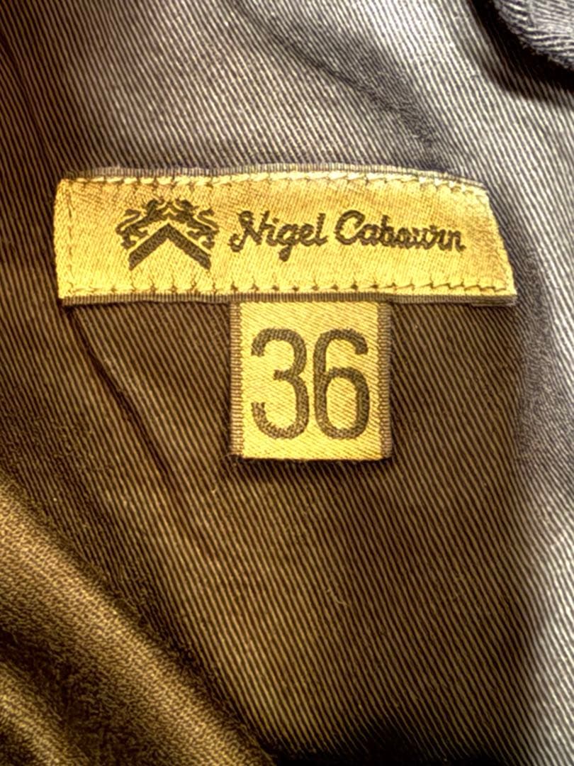 【ナイジェルケーボン】 ARMY CARGO PANT-BLACKサイズ36