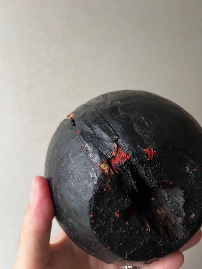 達磨　木型　張子の木型　だるま　高崎だるま　骨董　民藝　時代は明治から昭和