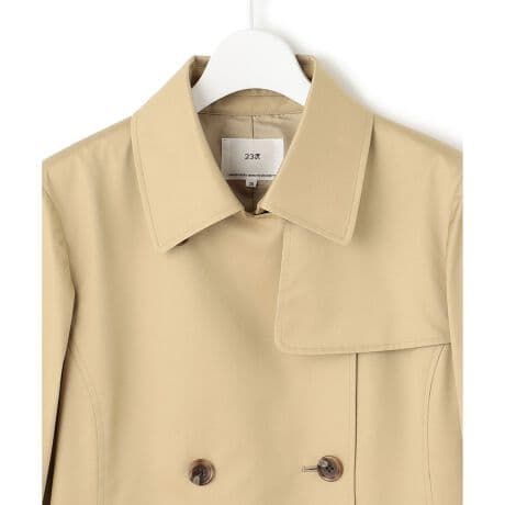 新品タグ付き　23区　44　コットンエステルギャバジン　トレンチコート　ベルト