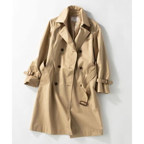 新品タグ付き　23区　44　コットンエステルギャバジン　トレンチコート　ベルト