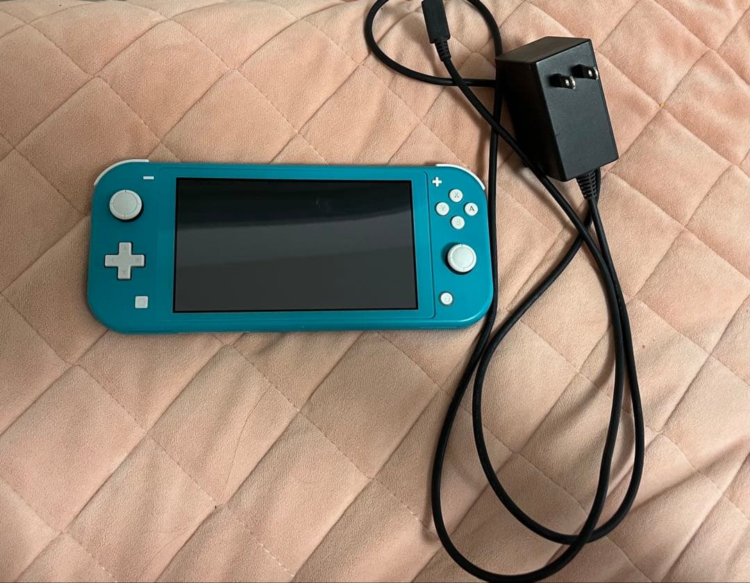 Switch Lite スイッチライト　ターコイズ 充電器付きます