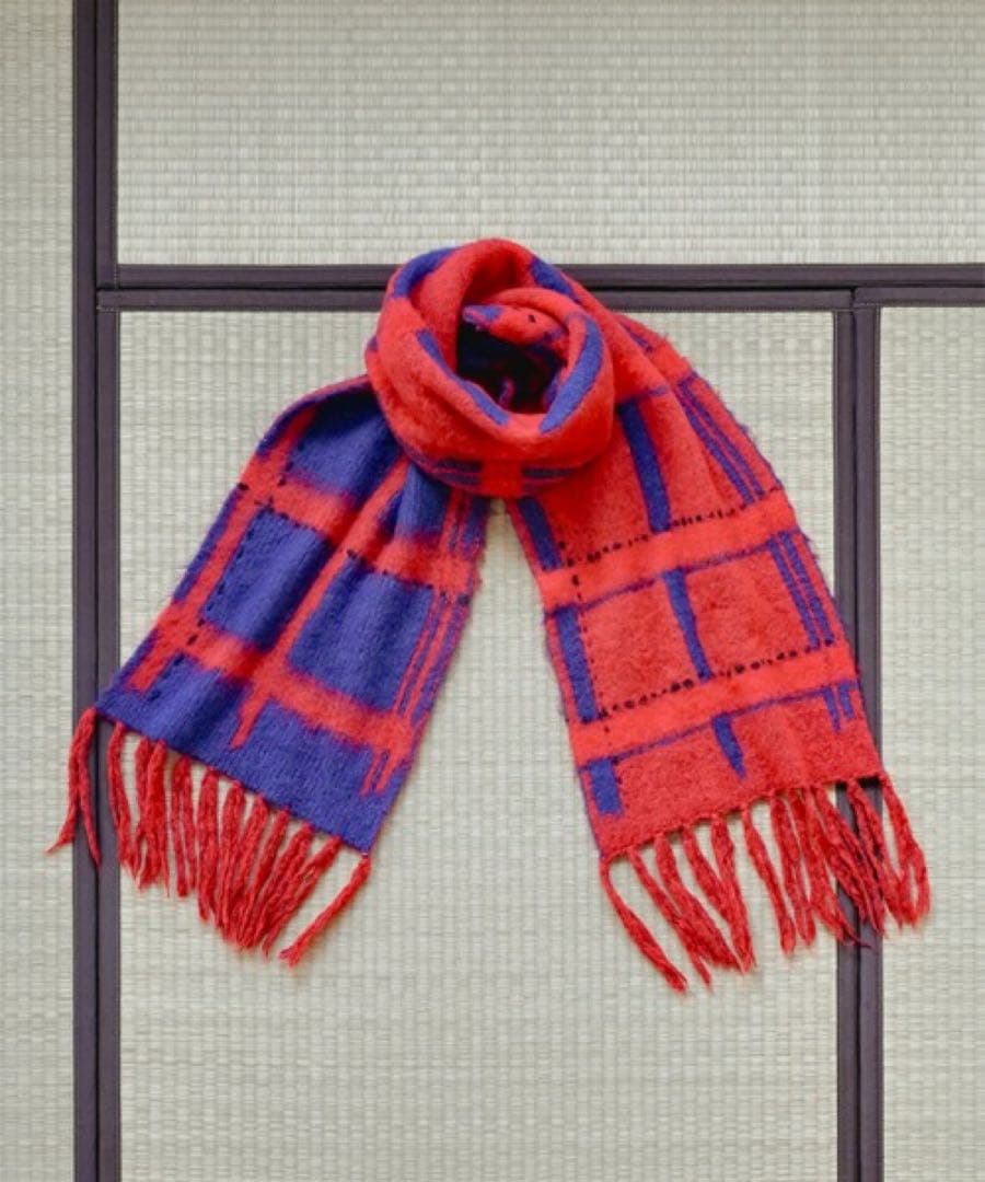 PAMM 透明な空気のチェックマフラー