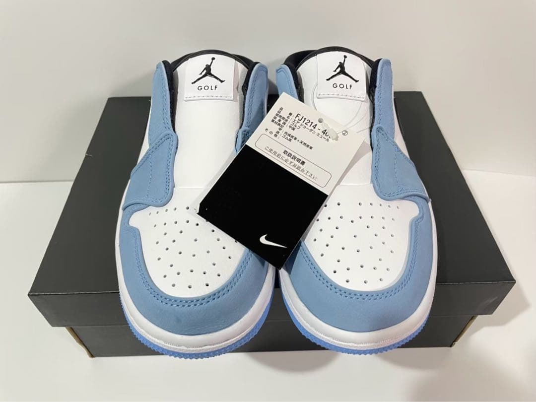 【新品】ナイキ エアジョーダン 1 ゴルフ ミュール ユニバーシティ ブルー