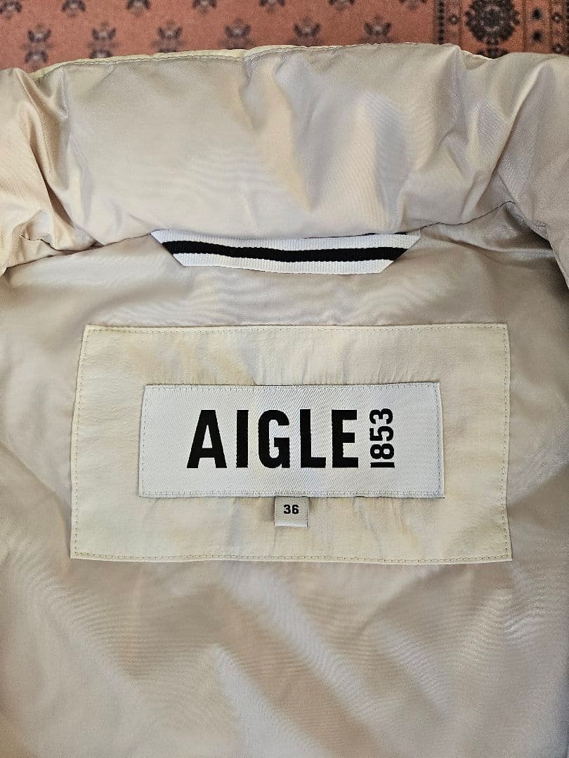 【定価の78%引】AIGLE キルティングダウンベストS