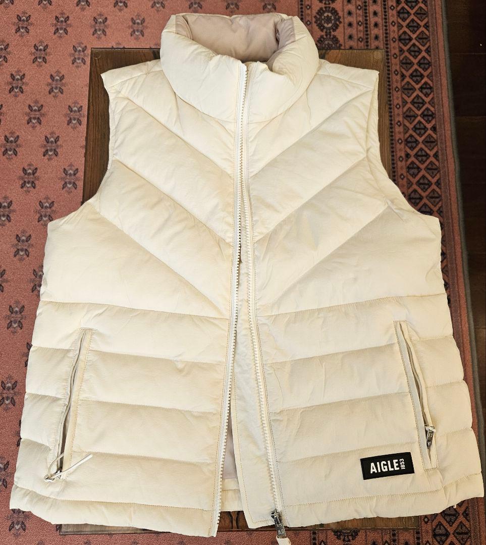 【定価の78%引】AIGLE キルティングダウンベストS