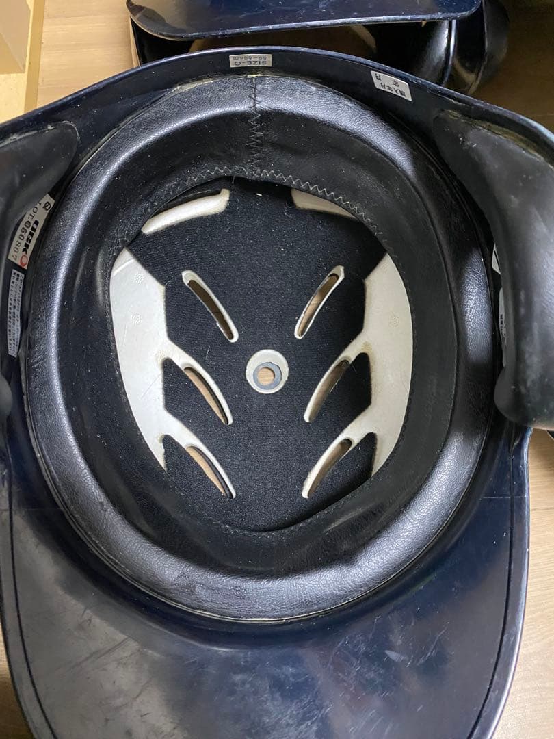 SSK J.S.B.B. ネイビー ヘルメット 4個セットZETT MIZUNO