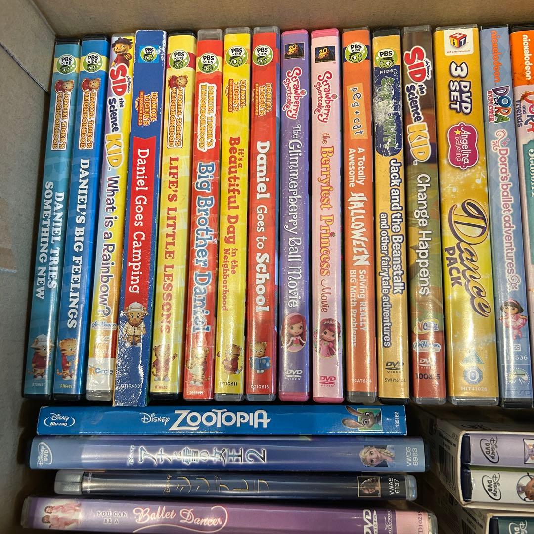 【外国語育児】英語等DVD まとめ売り42枚／動作未確認