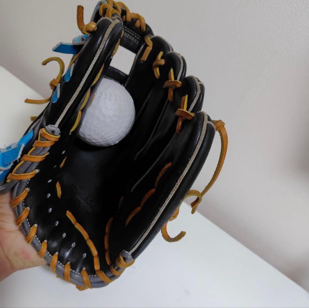 ZETT　源田モデル　軟式用グローブ グラブ袋付き