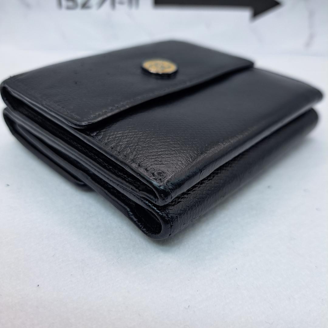 CHANEL　ココボタン　ブラック　三つ折り財布　財布