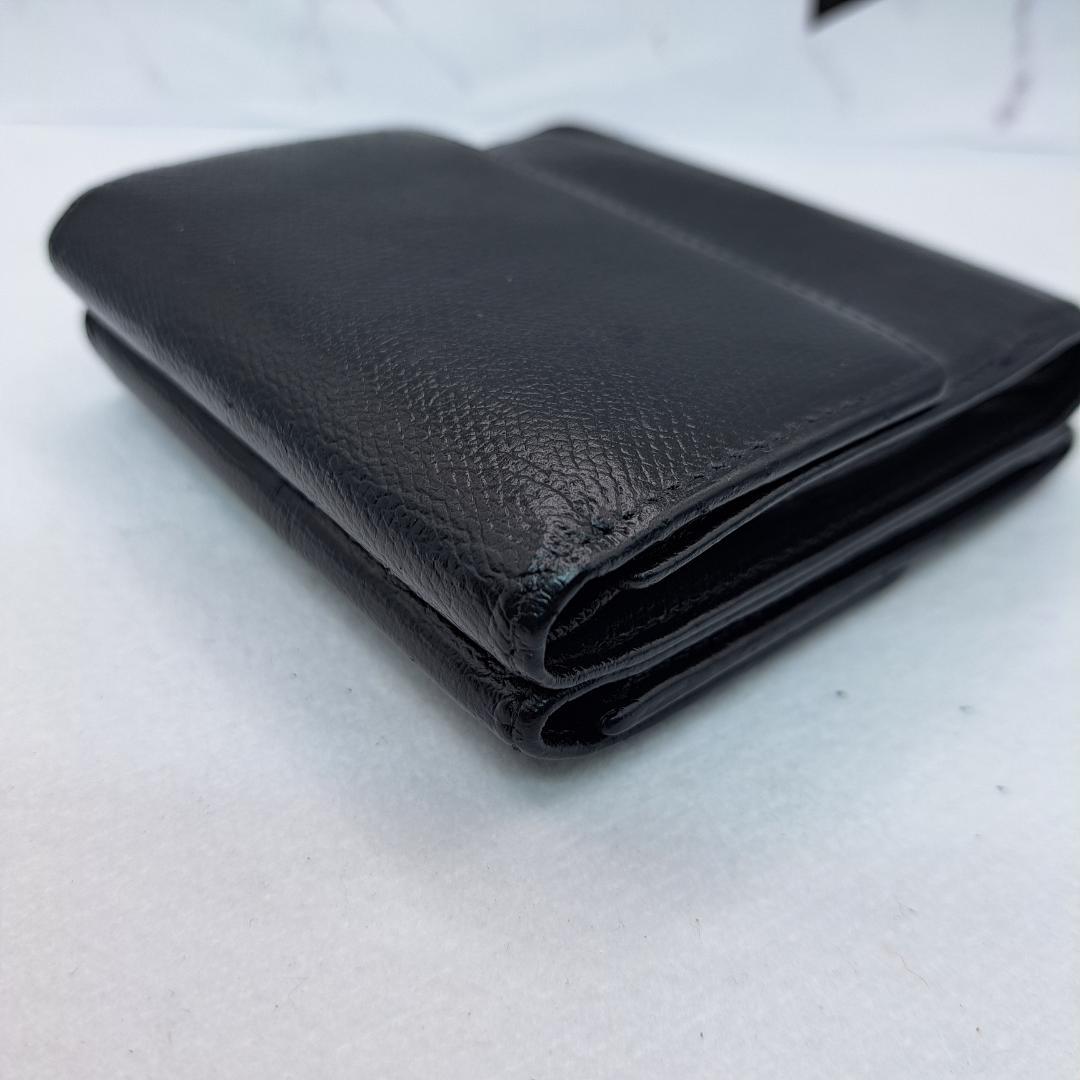 CHANEL　ココボタン　ブラック　三つ折り財布　財布