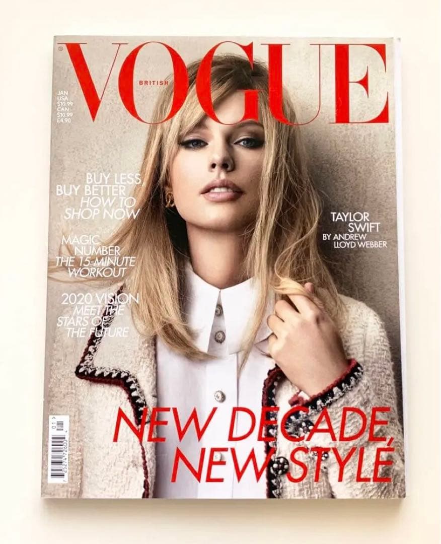 女性情報誌 Vogue UK January 2020 Taylor Swift