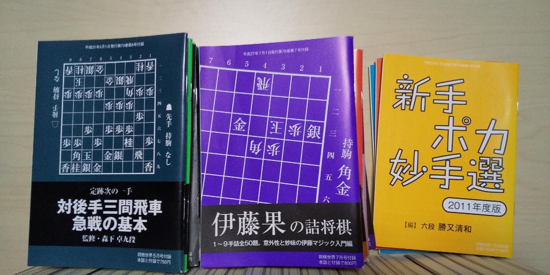 将棋世界 2013年1月～2014年12月+４冊 計28冊 付録小冊子25冊付き