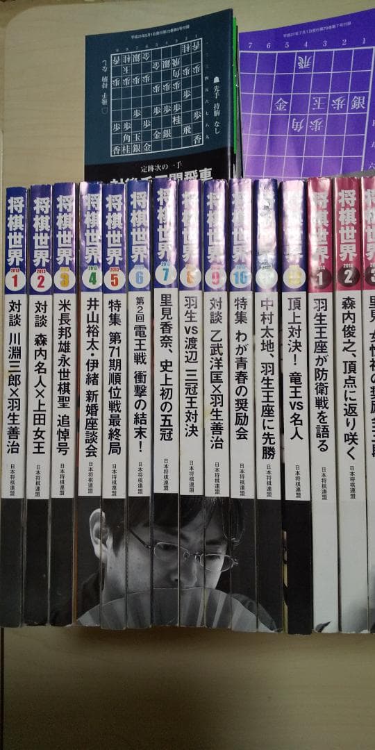 将棋世界 2013年1月～2014年12月+４冊 計28冊 付録小冊子25冊付き