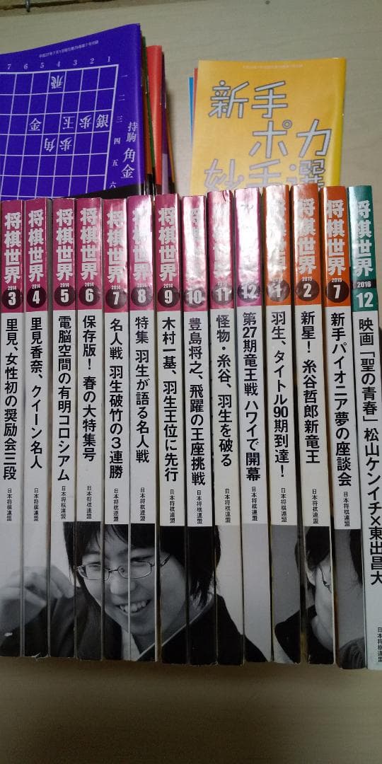 将棋世界 2013年1月～2014年12月+４冊 計28冊 付録小冊子25冊付き