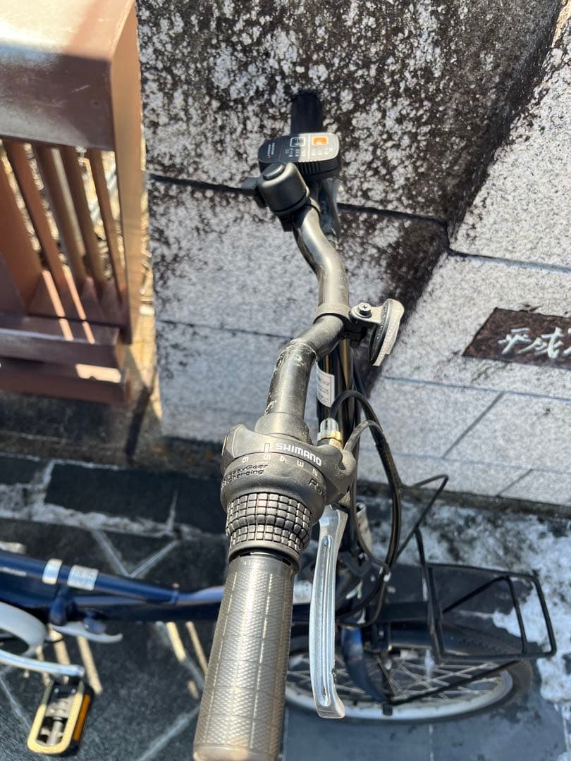 未整備　電動アシスト　Panasonic aluminum FRAME 折り畳み