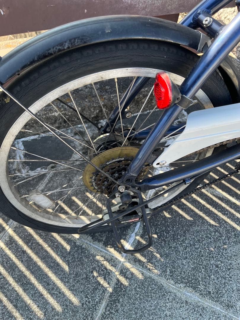 未整備　電動アシスト　Panasonic aluminum FRAME 折り畳み