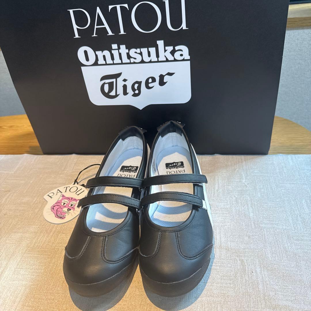 PATOU Onitsuka Tiger フラットシューズ ブラック