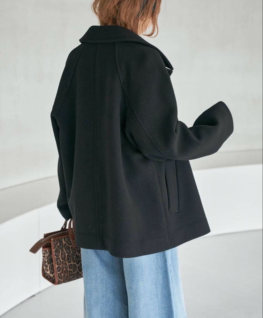 Spick &span 25AW 新品　S160スタンドカラーショートコート38