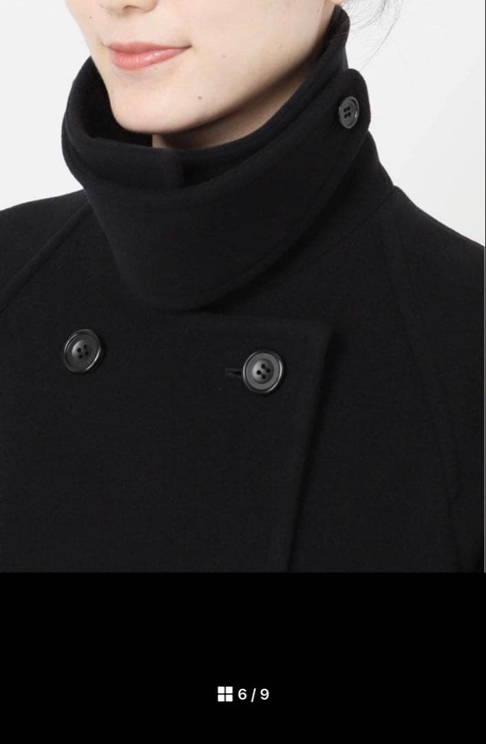 Spick &span 25AW 新品　S160スタンドカラーショートコート38