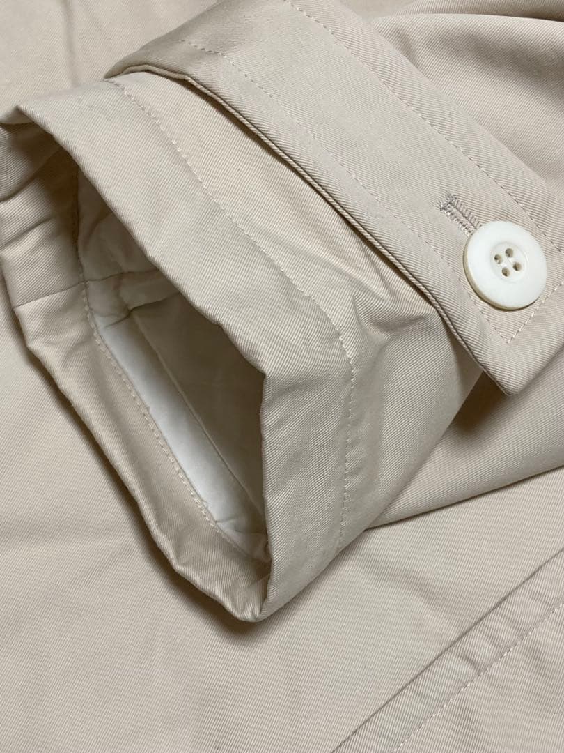 nouvellesduparadis◆中綿ノーカラーコート／ナチュラルランドリー