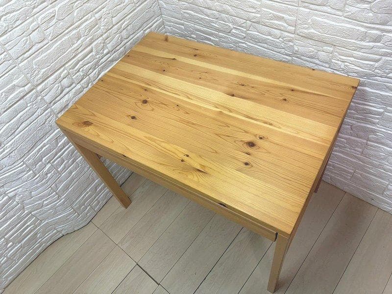 れ*ん様 無印良品 パイン材 デスク 幅86cm