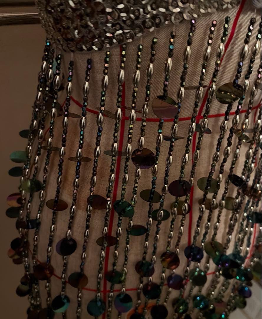 ダンス衣装　飾り付きトップブラ衣装