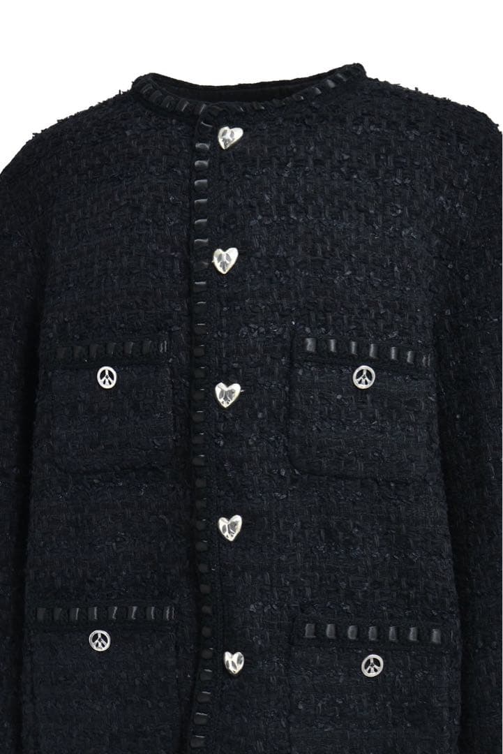 ジャケット・アウター READYMADE TWEED JACKET / BLK