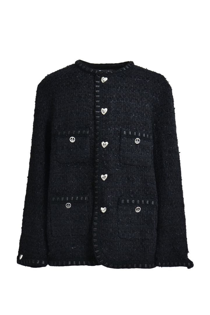 ジャケット・アウター READYMADE TWEED JACKET / BLK