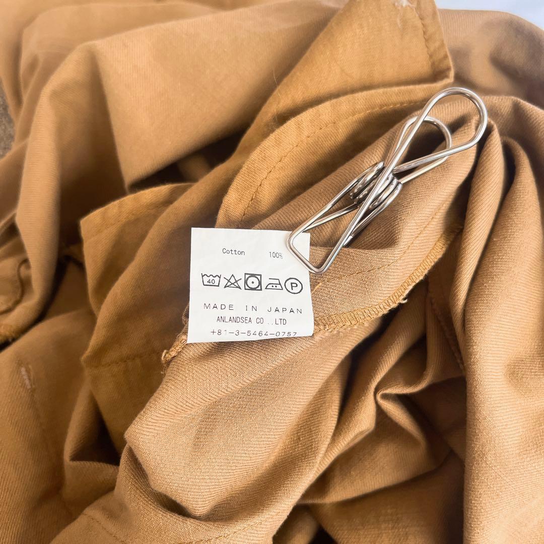 SARAHWEAR キャメル　オーバーオール　コットン　無地