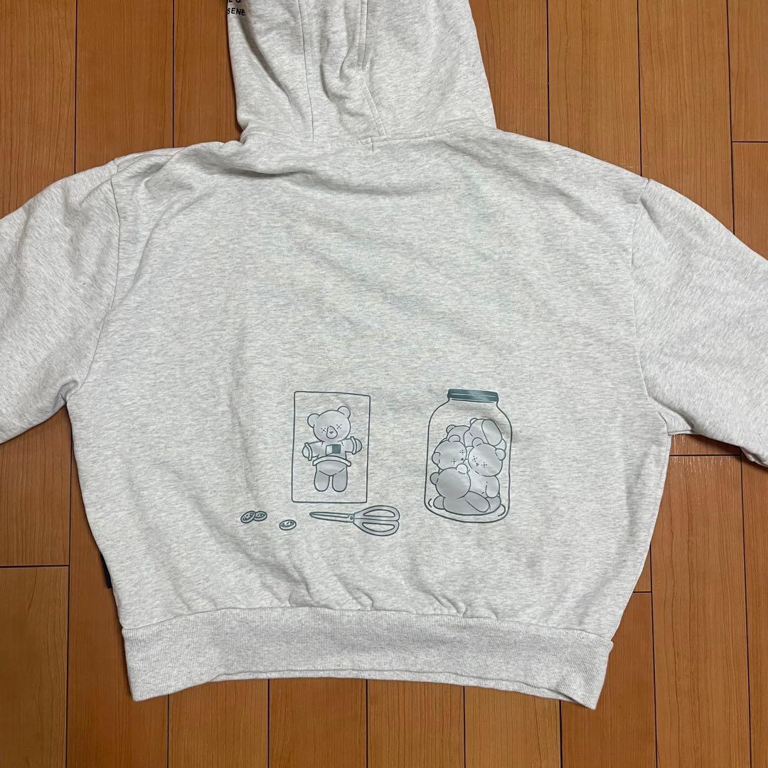 【古着】(※値下げ不可)はらぺこ商店 BearHoodie(Mサイズ)