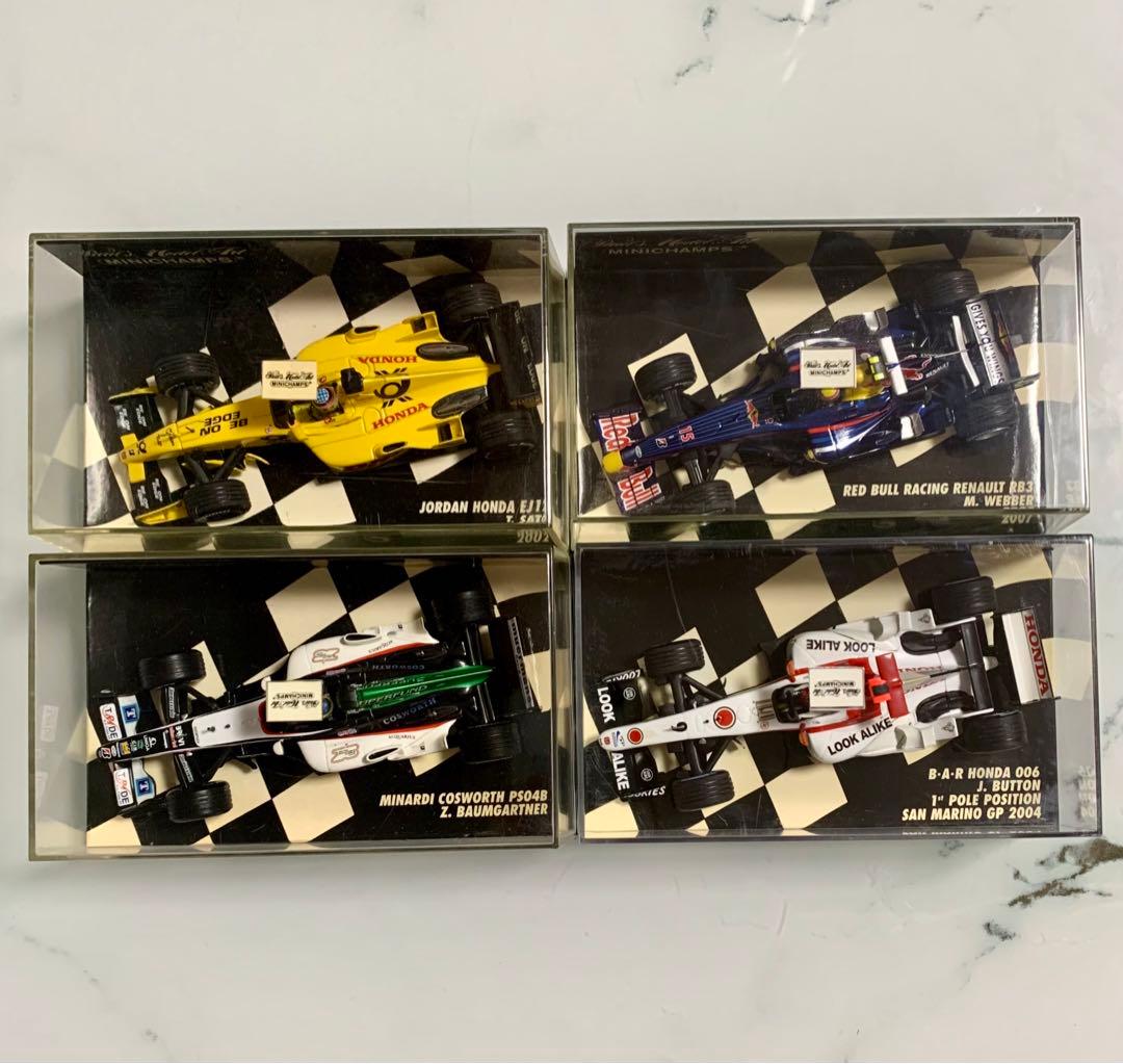 MINICHAMPS F1ミニカー4台セット　佐藤琢磨　Jバトン