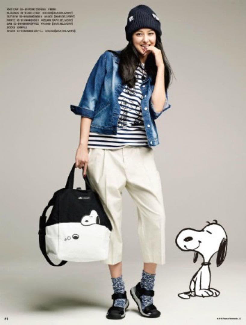 PEARLY GATES I LOVE SNOOPY 帆布2wayトートバッグ