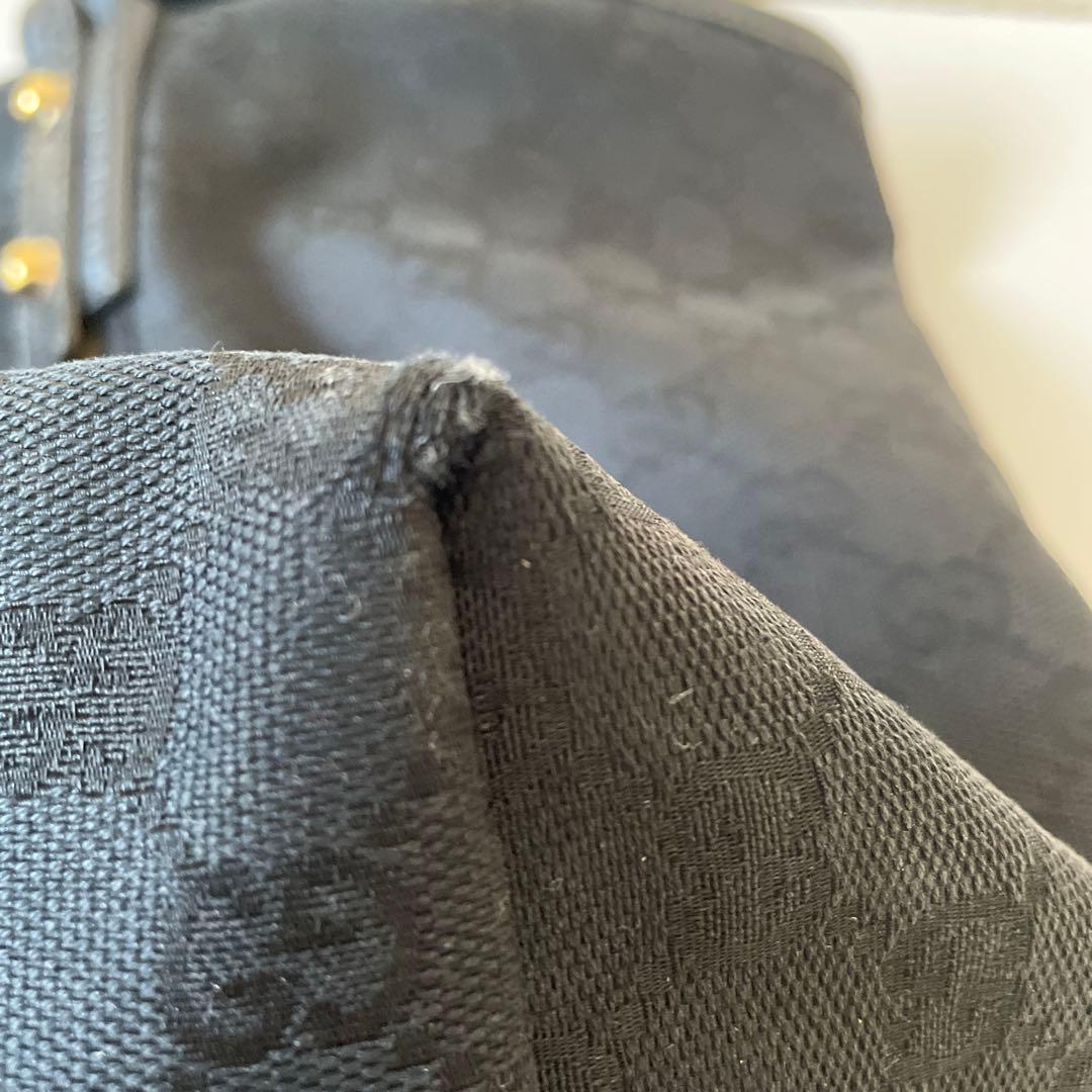Gucci トートバッグ 黒 キャンバス